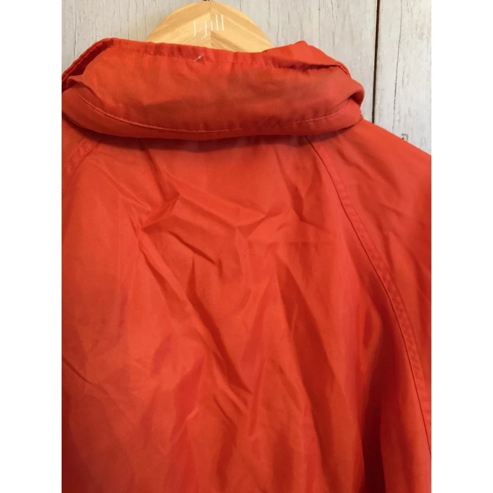 Vintage Polo Jeans Ralph Lauren  Rain Outerwear Jacket Hooded 67 Stripe Sz-XL O2